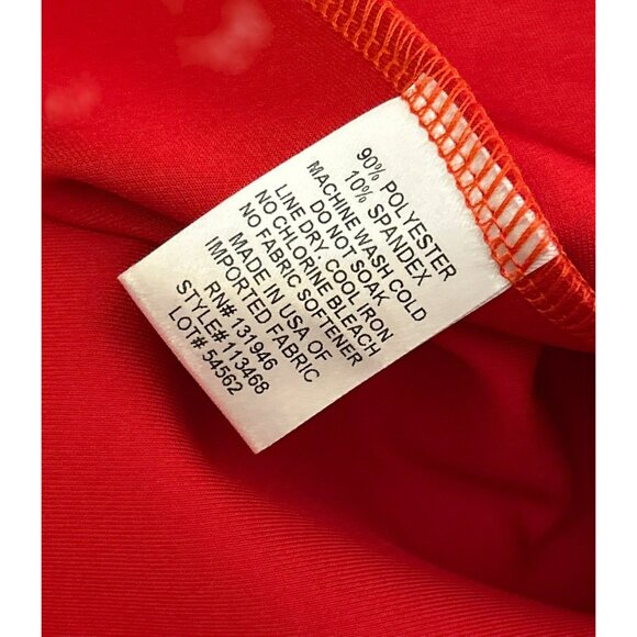 Jude Connally Paprika Red Florence Long Sleeve Dress Size Small Retail 248 - Picture 8 of 8